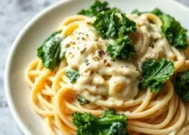 macarrão ao molho alfredo vegano