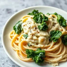 macarrão ao molho alfredo vegano