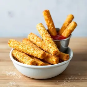 palitos de batata à milanesa