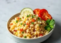 arroz de forno colorido