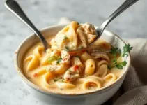 sopa cremosa de frango