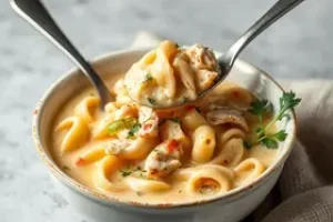 sopa cremosa de frango