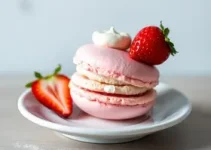 macaron de morango