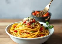 espaguete ao ratatouille