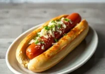 hot dog de forno