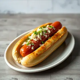 hot dog de forno