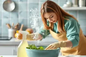 limpeza segura na cozinha