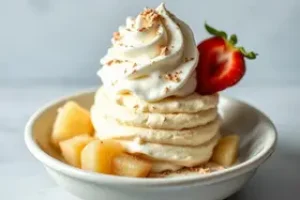 mil-folhas de creme de avelã