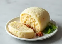 bolinho de tapioca com carne moída