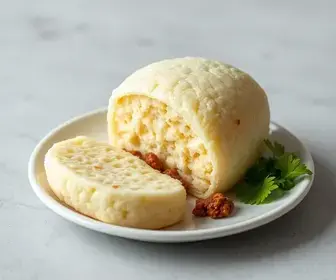 bolinho de tapioca com carne moída