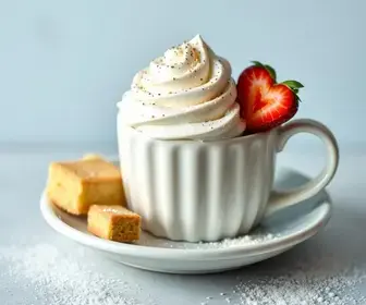 petit gâteau de caneca