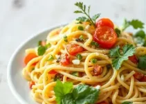 salada de macarrão
