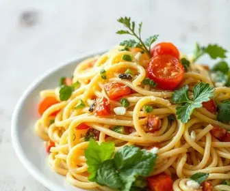 salada de macarrão