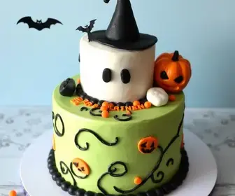 bolo de Halloween