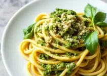 tortiglione ao pesto