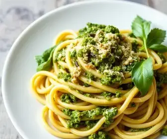 tortiglione ao pesto