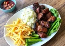 sobras do churrasco